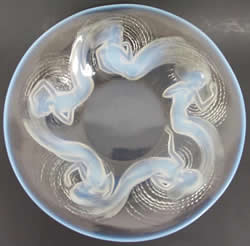 Calypso Lalique France Crystal Bowl In The Coupe-Ouverte Form