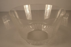 Champigny Lalique France Modern Crystal Bowl