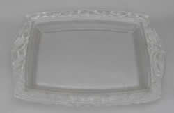 Chene Lalique France Crystal Modern Tray