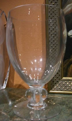 Clairvaux Lalique France Modern Crystal Footed Bowl
