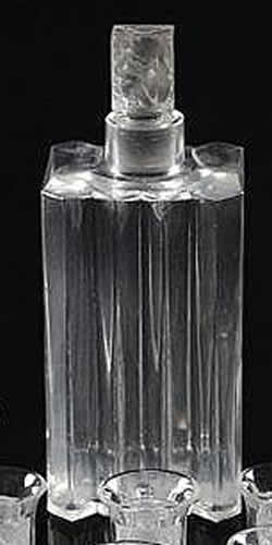 Enfant Lalique France Crystal Modern Decanter