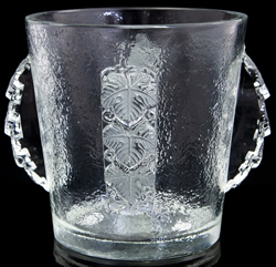 Epernay Lalique France Crystal Modern Ice Bucket
