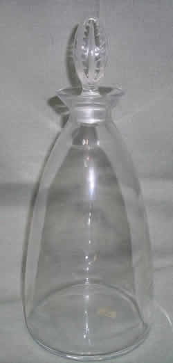Fontainebleau Lalique France Crystal Modern Decanter