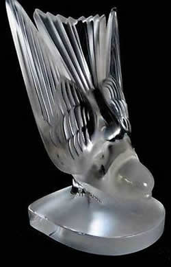 Hirondelle Lalique France Crystal Modern Paperweight