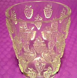 Malaga Lalique France Crystal Vase