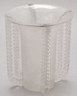 Marignane Lalique France Modern Crystal Vase