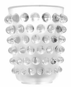 Mossi Lalique France Crystal Vase