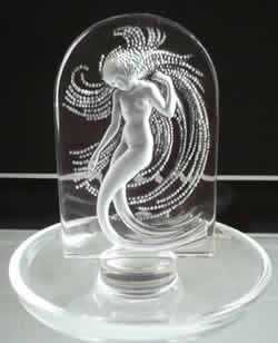 Naiade Lalique France Crystal Modern Ashtray