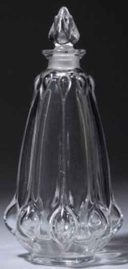 Olives Perfume Bottle Modern Crystal 11 cm Engraved Lalique France