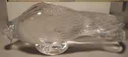 Pigeon Verviers Lalique France Crystal Modern Statue