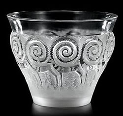 Rennes Lalique France Crystal Vase