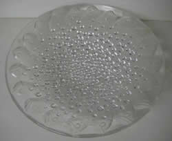 Roscoff Lalique France Crystal Plate