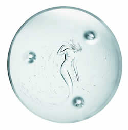 Sirene Lalique France Crystal Modern Bowl
