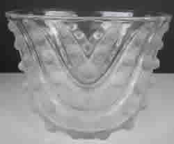 Vichy Lalique France Crystal Vase