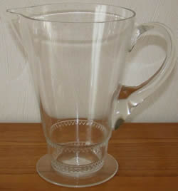 Vouvray Lalique France Crystal Modern Pitcher