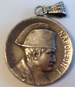 Louis Armand Rault Horse And Rider Medallion Pendant With Napoleon 1 On The Reverse And Shown In This Photo - Horse Side Is Not Marked