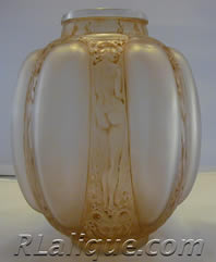 R Lalique Vase Six Figurines Et Masques Cica 1912