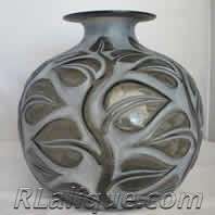 R Lalique Vase Sophora