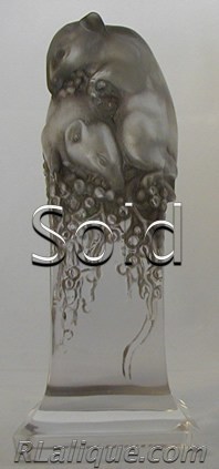 R Lalique Seals - Cachets Souris