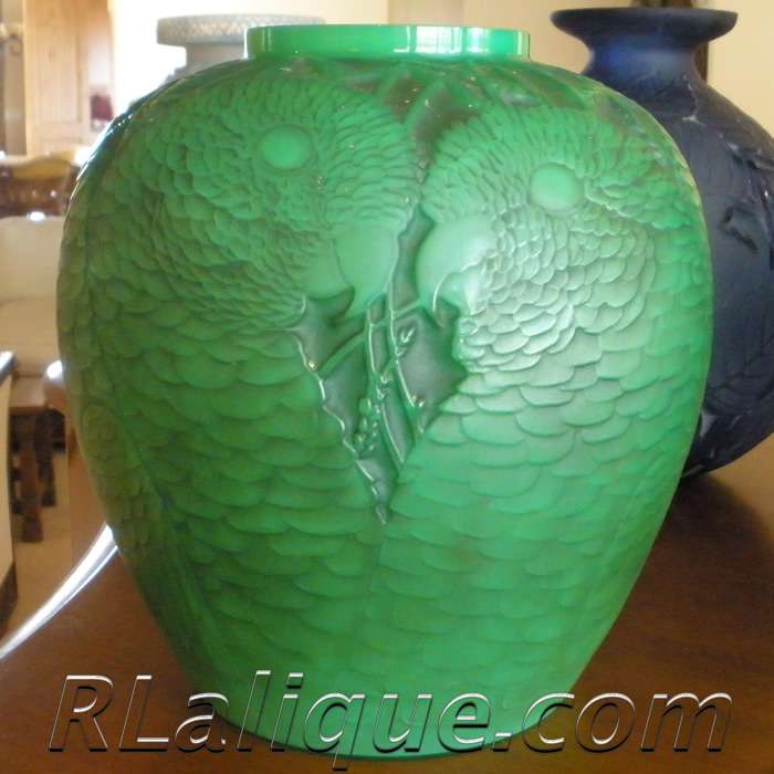 Rene Lalique Vase Alicante