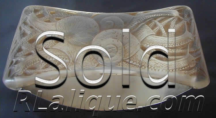 Rene Lalique Ink blotter Escargots