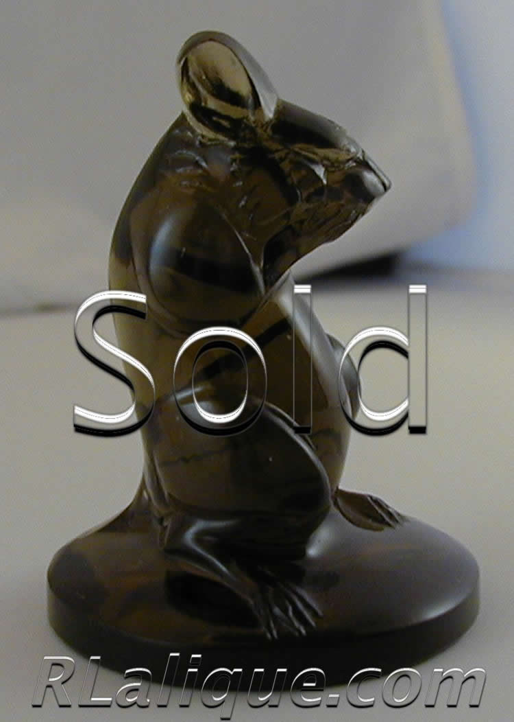 Rene Lalique Seal - Cachet Souris  Mouse