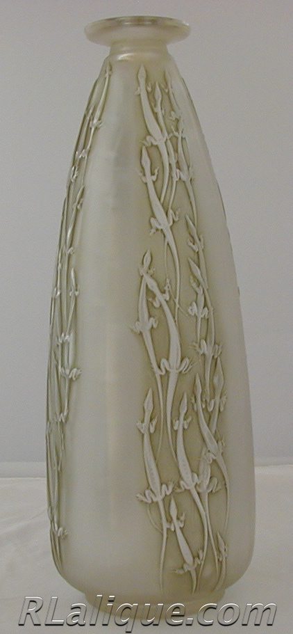 Rene Lalique Vase Quatre Groupes De Lezards