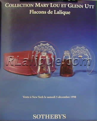 Lalique Exhibition - Sale - Museum Poster: Collection Mary Lou et Glen Utt - Flacons de Lalique: An Exhibition Poster: From an Exhibition or Sale of Rene Lalique Works