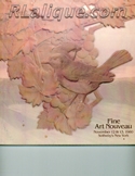 Decorative Arts - Art Nouveau - Art Deco Auction Catalogue - Book - Magazine For Sale: Fine Art Nouveau, Sotheby's, New York, November 12 and 13, 1980: A Post War Auction Catalog - Book - Magazine
