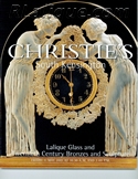 Lalique Auction Catalogue For Sale: Lalique Glass and 20th Century Bronzes and Sculpture, Christie's South Kensington, London, May 11, 2001
