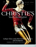 Lalique Auction Catalogue For Sale: Lalique Glass and 20th Century Bronzes and Sculpture, Christie's South Kensington, London, May 16, 2002