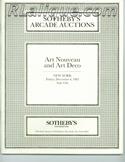 Rene Lalique in Auction Catalogue For Sale: Sotheby's Arcade Auctions, Art Nouveau and Art Deco, Sotheby's, New York, December 6, 1985