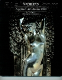 Rene Lalique in Auction Catalogue For Sale: Applied Arts from 1880, Sotheby's, London, October 25, 1991