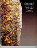 Rene Lalique in Auction Catalogue For Sale: Applied Arts from 1880, Sotheby's, London, June 4, 1993