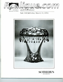Rene Lalique in Auction Catalogue For Sale: Sotheby's Arcade Auctions, Art Nouveau, Art Deco and Furniture, Sotheby's, New York, March 18, 1994