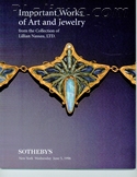 Rene Lalique in Auction Catalogue For Sale: Important works of Art and Jewelry from the Collection of Lillian Nassau, LTD., Sotheby's, New York, June 5, 1996