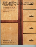 Rene Lalique in Auction Catalogue For Sale: 20th Century Works of Art including Contemporary Works of Art, Sotheby's, New York,  March 14, 1997