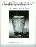 Rene Lalique in Auction Catalogue For Sale: Sotheby's Arcade Auctions, Art Nouveau and Art Deco, Sotheby's, New York, June 13, 1997