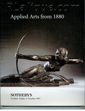 Rene Lalique in Auction Catalogue For Sale: Applied Arts from 1880, Sotheby's, London, October 31, 1997