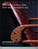 Rene Lalique in Auction Catalogue For Sale: The 20th Century Sale, Fine and Decorative Art, Sotheby's, Chicago,  November 8, 1998