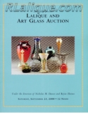 Lalique Auction Catalogue For Sale: Lalique and Art Glass Auction, Rago Arts and Auction Center, New Jersey, September 23, 2000