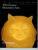 Rene Lalique in Auction Catalogue For Sale: 20th Century Decorative Arts, Sotheby's, London,  November 2, 1999