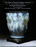 Lalique Auction Catalogue For Sale: The Fourth Annual Lalique Auction with Perfume Presentations,  Rago Arts and Auction Center, New Jersey, November 1, 2003
