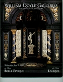 Lalique Auction Catalogue For Sale: Lalique and Belle Epoque,  William Doyle Galleries, New York, June 3, 1998