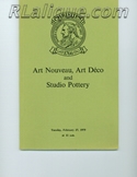 Rene Lalique in Auction Catalogue For Sale: Art Nouveau, Art Deco, and Studio Pottery, Christie's, King Street, London, February 27, 1979