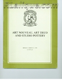 Rene Lalique in Auction Catalogue For Sale: Art Nouveau, Art Deco, and Studio Pottery, Christie's, King Street, London, March 17, 1980