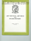 Rene Lalique in Auction Catalogue For Sale: Art Nouveau, Art Deco, and Studio Pottery, Christie's, King Street, London, March 3, 1981