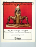 Rene Lalique in Auction Catalogue For Sale: Art Nouveau, Art Deco, and Opera, Ballet and Related Materials, Christie's East, New York, June 2 and 3, 1982