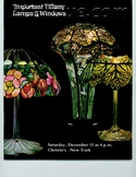 Decorative Arts - Art Nouveau - Art Deco Auction Catalogue - Book - Magazine For Sale: Important Tiffany Lamps and Windows, Christie's New York, December 11,1982: A Post War Auction Catalog - Book - Magazine