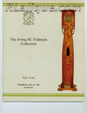 Rene Lalique in Auction Catalogue For Sale: The Irving M. Feldstein Collection, Christie's, New York, May 26, 1983